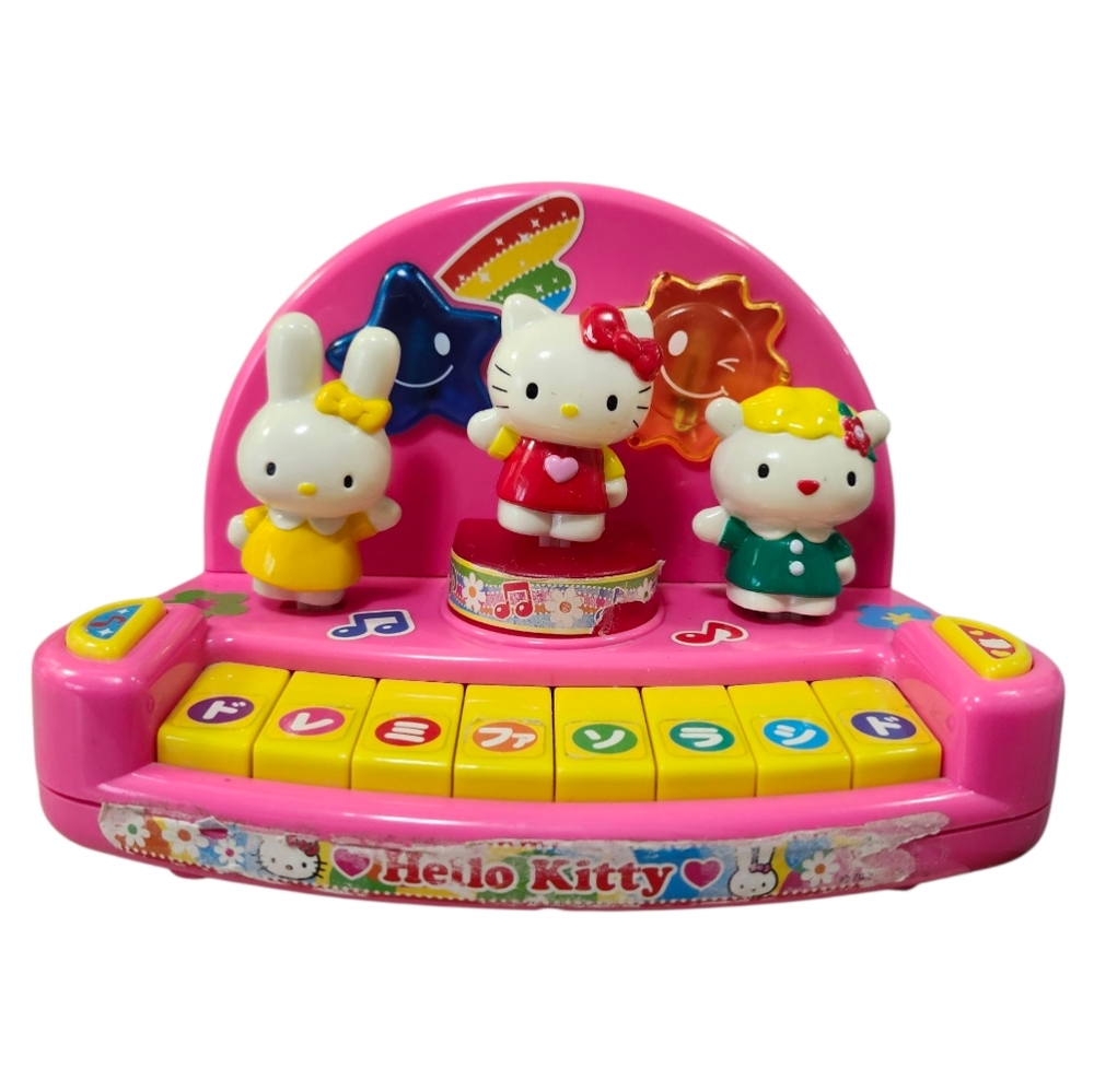 Vintage Y2k Hello Kitty Mini Piano Toy 2004 Sanrio
